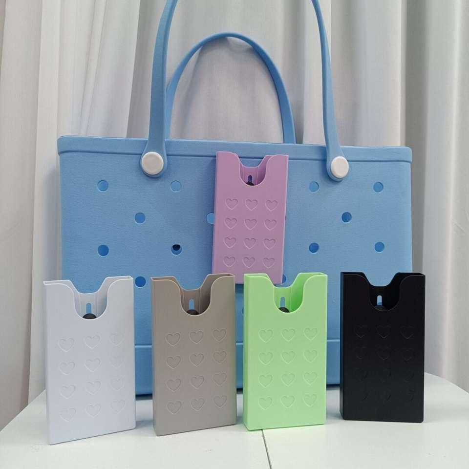 Beach Bag Cup Holder Insert Waterproof EVA Phone Charm Accessory for Tote Bags Universal Mobile Phone Case Holder Custom Print