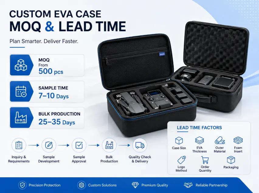 Custom EVA Case MOQ and Lead Time: What B2B Buyers Should Know