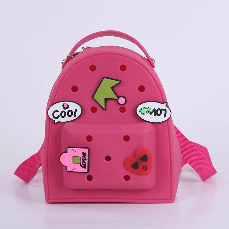 Essential for the Beach Eva Solid Color Diy Hole Bag Waterproof Storage EVA Beach Bags Charms Accessories
