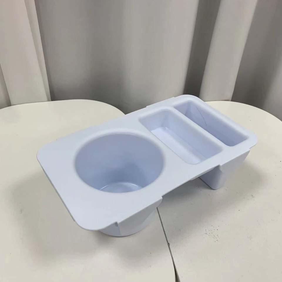 Safety Trendy Beach Bag Insert EVA Waterproof Detachable Top Tray with Cup Holder for Picnic Food and Phone Storage