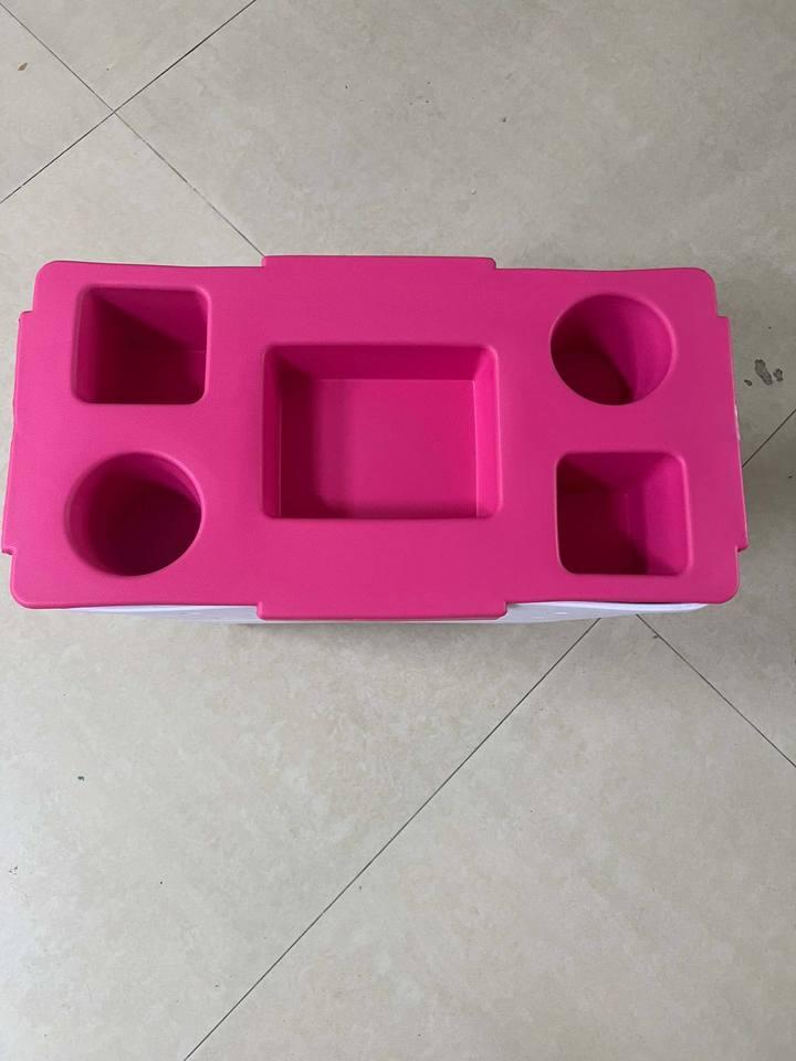 Premium Portable Detachable EVA Topper Tray for Beach Bags Waterproof Organizer Insert Multi Functional Slots Lightweight