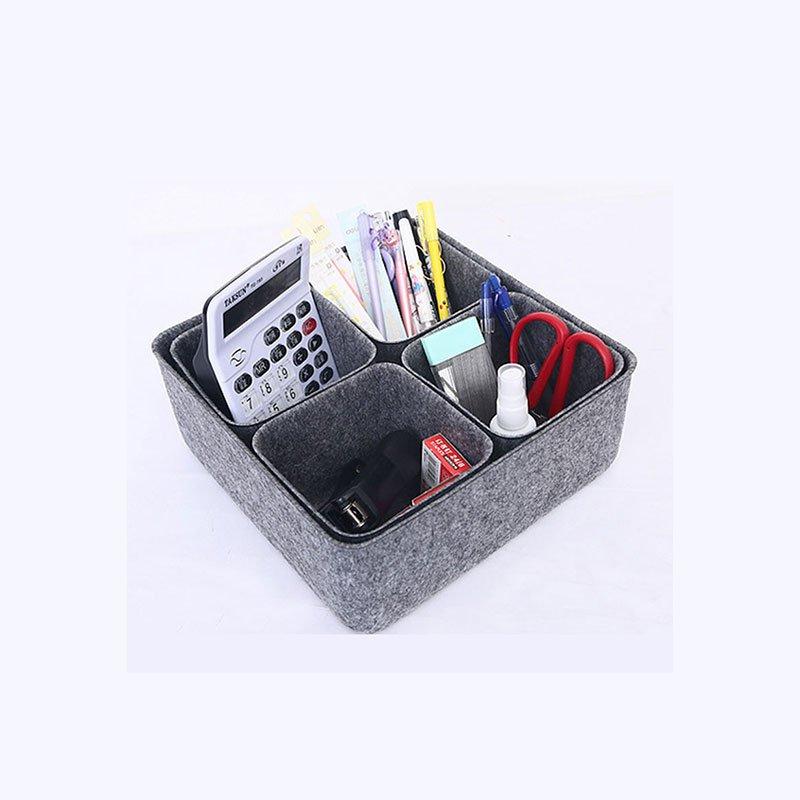 Colorful Felt Storage Organizer Box