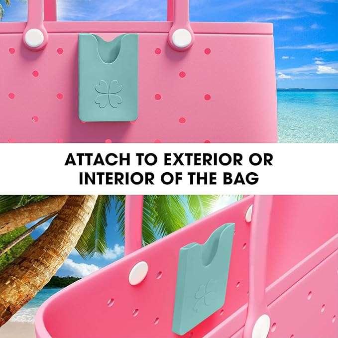 Waterproof Silicone Mobile Phone Storage Bag EVA Insert Bags for Beach Tote and Summer Travel