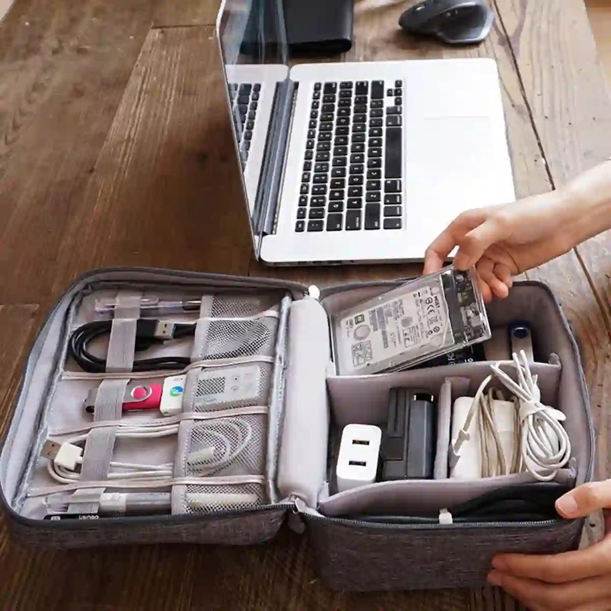 Compact & Portable Digital Organizer Bag