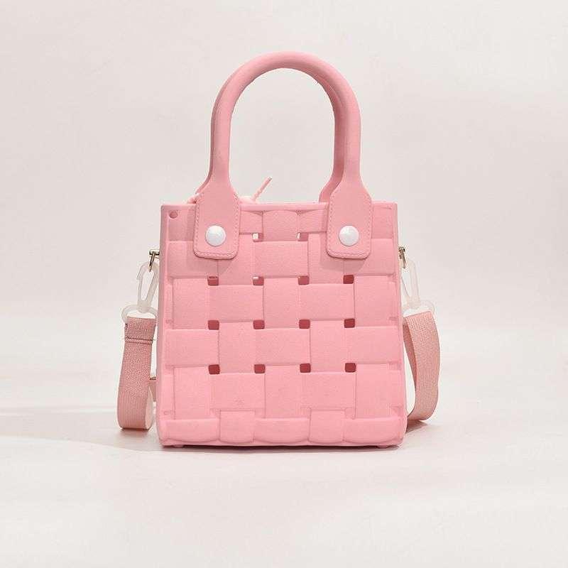 Waterproof EVA Large Fashion Hollow Pattern Women's Tote Bag Two Handles Shoulder Strap Eco-Friendly Material for Outdoor Travel