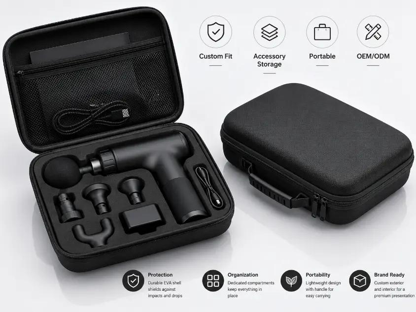 Custom EVA Massage Gun Case: 9 Best OEM Design Tips