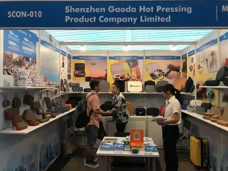 Huitusheng EVA booth at 2024 Hong Kong Electronics Fair (Spring Edition)