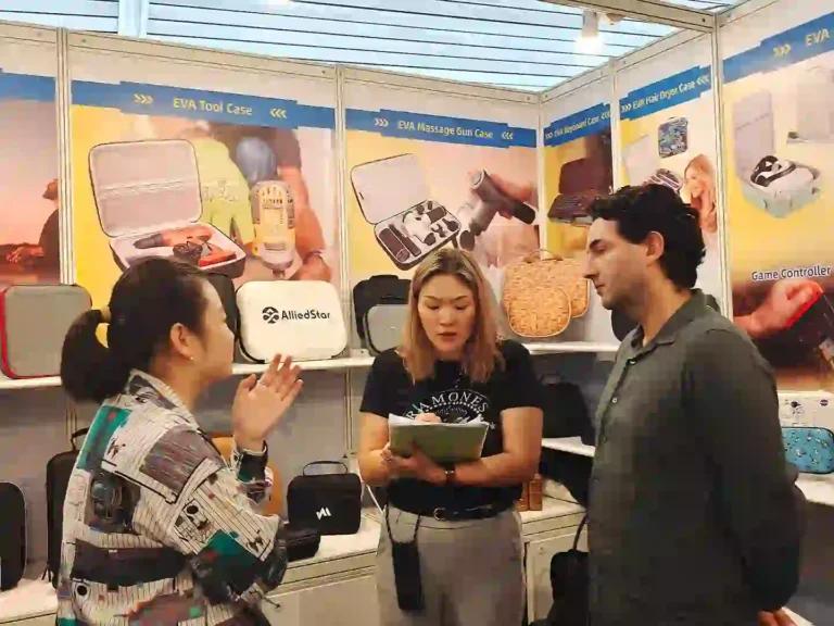 Huitusheng EVA booth at 2024 Hong Kong Electronics Fair (Spring Edition)