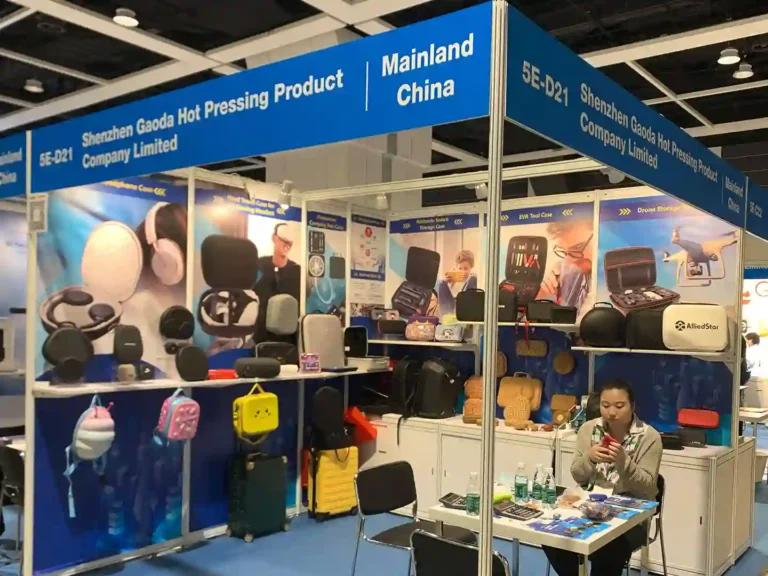 Huitusheng EVA booth at 2025 Hong Kong Electronics Fair (Spring Edition)
