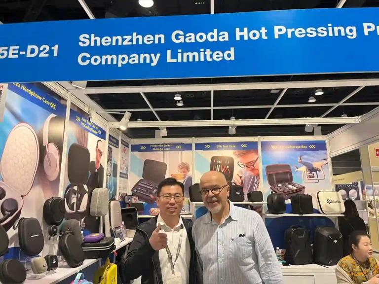 Huitusheng EVA booth at 2025 Hong Kong Electronics Fair (Spring Edition)