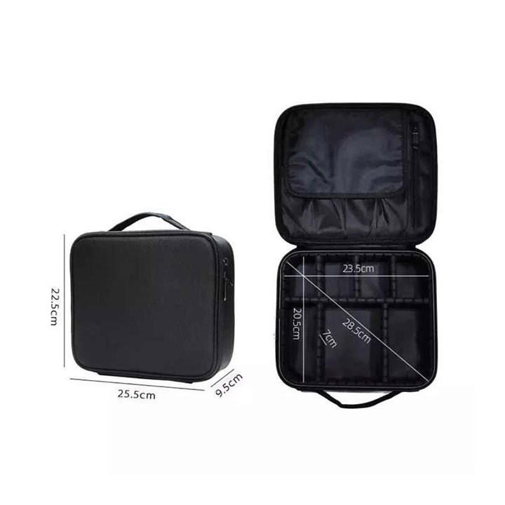 Wholesale custom EVA hard shell cosmetic case with dividers