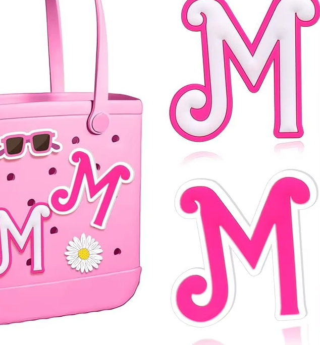 Factory Custom Eco-Friendly PVC Bag Inserts Hooks Accessories Beach Tote Bag Key Holder Charm