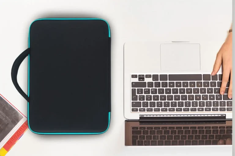 Custom branded molded EVA laptop sleeve with shockproof shell