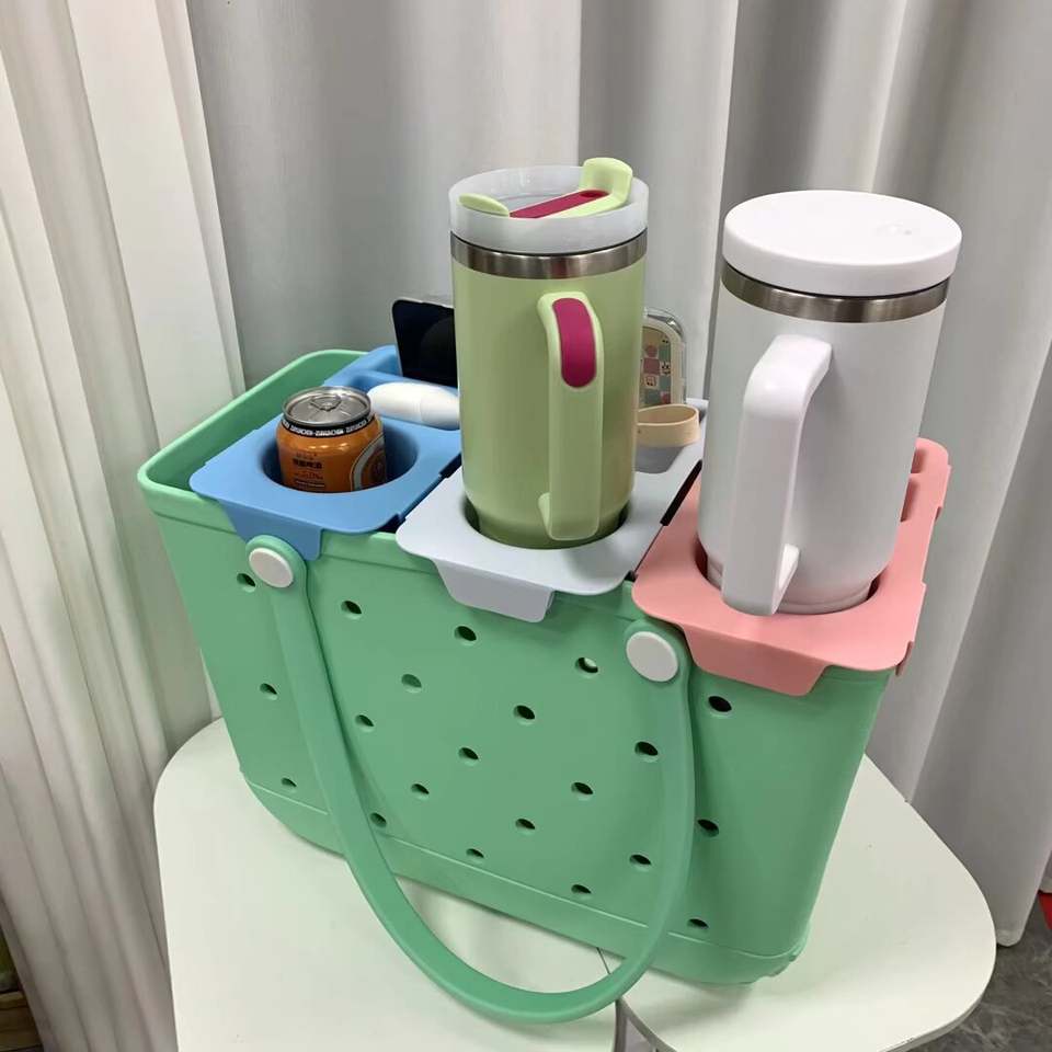Eco Friendly EVA Beach Bag Divider Tray Portable Plastic Compartment Insert for Tote Bag Waterproof Organizer for Vacation