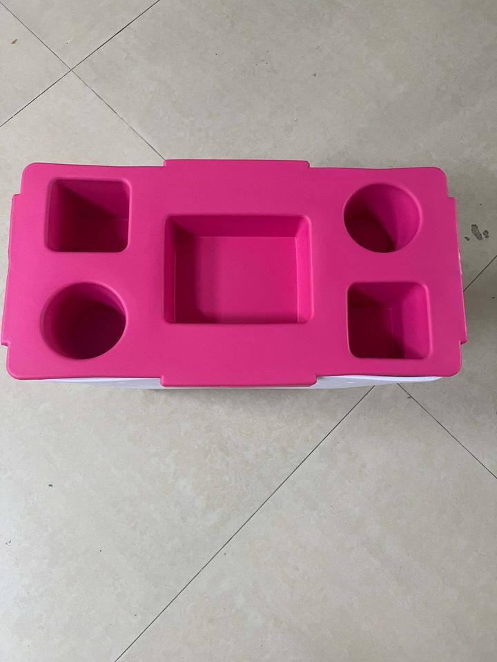 Premium Portable Detachable EVA Topper Tray for Beach Bags Waterproof Organizer Insert Multi Functional Slots Lightweight