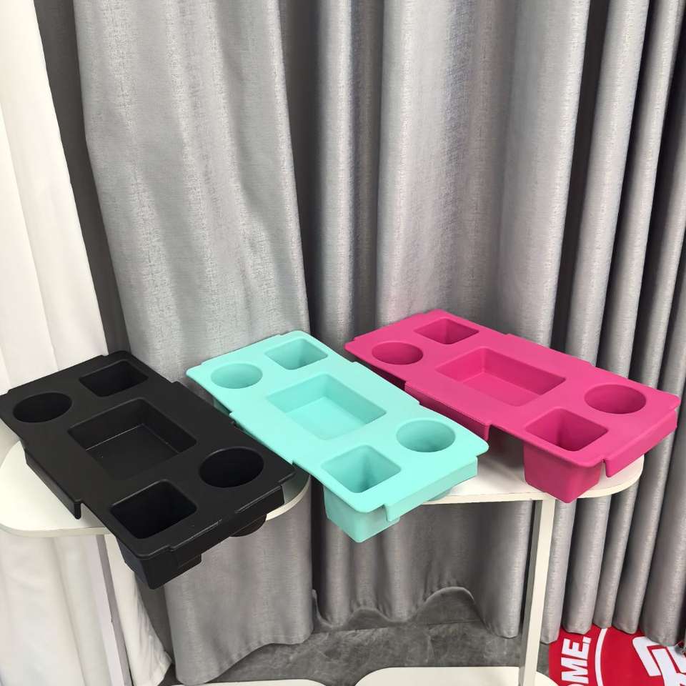 Zhuo Ning Waterproof Silicone Zipper Pouch Travel Toiletries Portable Storage Bag Secure Cosmetics Electronics Printing OEM ODM