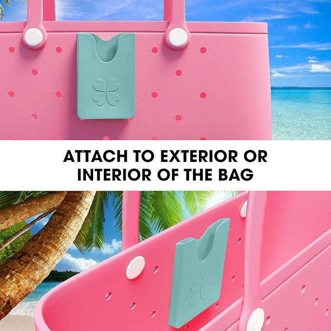 Waterproof Silicone Mobile Phone Storage Bag EVA Insert Bags for Beach Tote and Summer Travel
