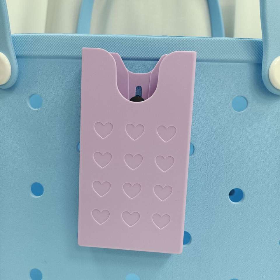 Custom EVA Fashion Eco-Friendly Beach Bag Phone Pouch Insert Waterproof Mobile Holder Tote Breathable Perforated Design Anti