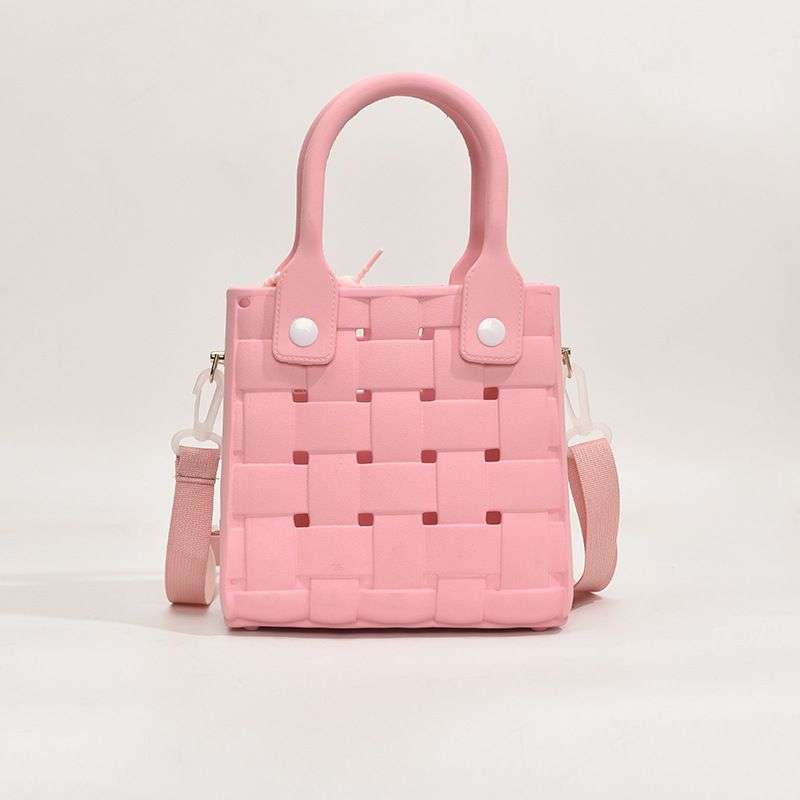 Waterproof EVA Large Fashion Hollow Pattern Women's Tote Bag Two Handles Shoulder Strap Eco-Friendly Material for Outdoor Travel